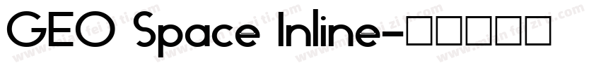 GEO Space Inline字体转换